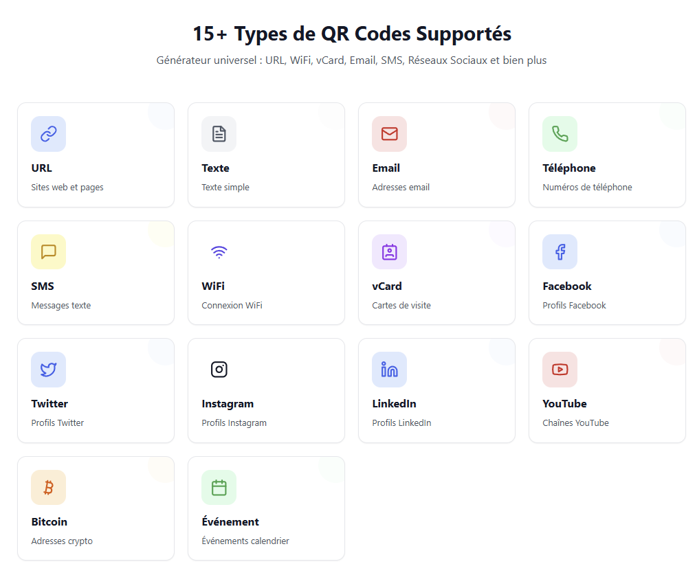 👉 InvexQR – Générateur de QR Codes personnalisés