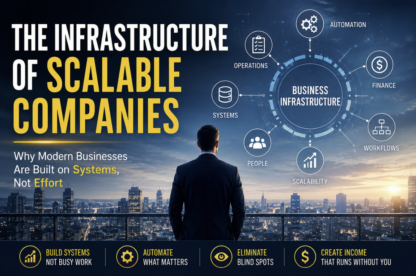 The Infrastructure of Scalable Companies: Why Modern Businesses Are Built on Systems, Not Effort