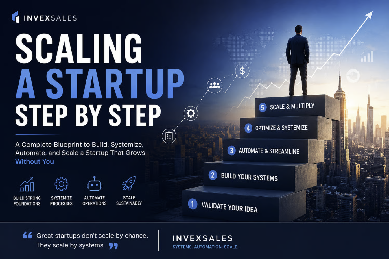 Scaling a Startup Step by Step: The Complete Blueprint for Building a Scalable Business in the United States
