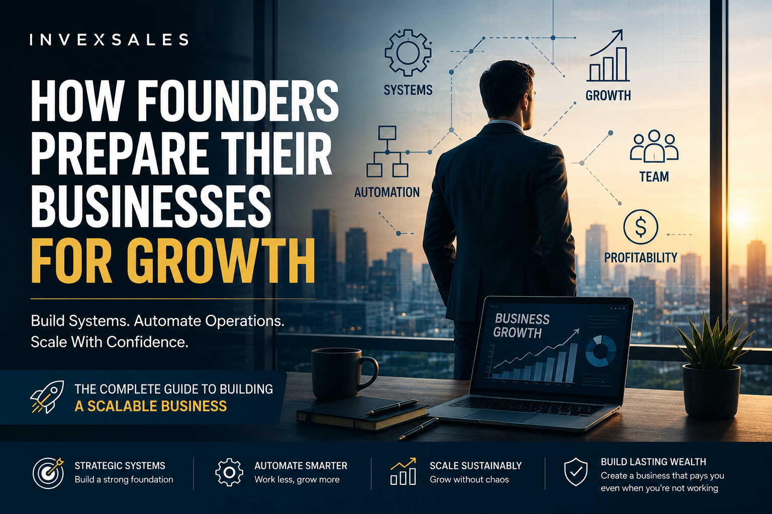 How Founders Prepare Their Businesses for Growth: The Complete Guide to Building a Scalable Company