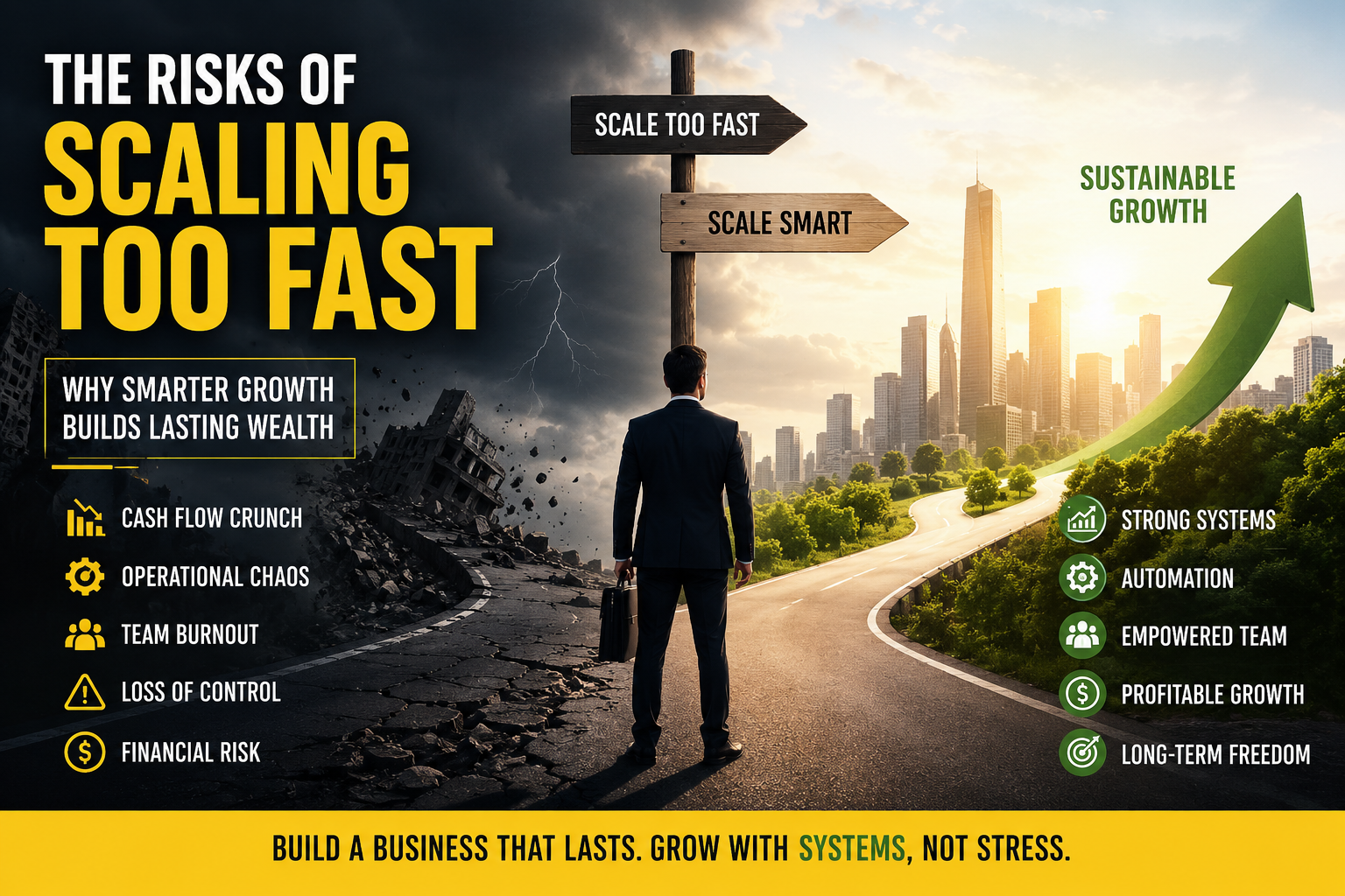 “Scaling too fast destroys 74% of high-growth startups. Learn to eliminate financial blind spots, automate your business in 7 days (no coding), and build continuous income with proven systems for US entrepreneurs.”