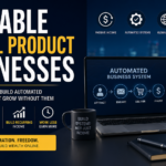 Scalable Digital Product Businesses: How Entrepreneurs Build Automated Income Systems That Grow Without Them